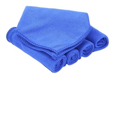 China 25*25CM 25cm Soft Car Wash Microfiber Cloth Hemming Care Cloth Detailing Wash Towel Cleaning Drying Tools for sale