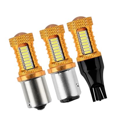 China Car Reversing Light W16W 7443 1156 Automotive T15 4014 32SMD LED Turn Signal Brake Light T20 1157 1157 1156 for sale