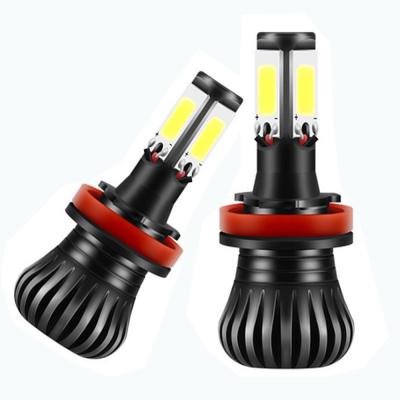 China 2PCS H8/H11 Car LED Fog Lamp 360 Degree Shine Dual Colors Car Headlight H11 for sale