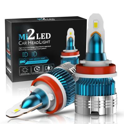 China MI2 LED Car Headlight H4 H7 H8 H11 H1 HB3 HB4 9006 Car LED Bulb Fog Lamp H3 H16 9005 H4 for sale