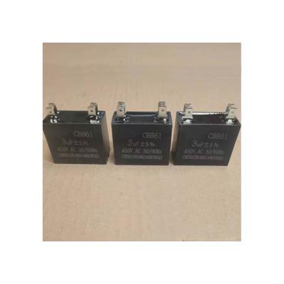 China Selling CBB61 Ceiling Fan Capacitor Motor Starting Capacitor Run With Rated Voltage 250v 350v 400v 450v 500v for sale