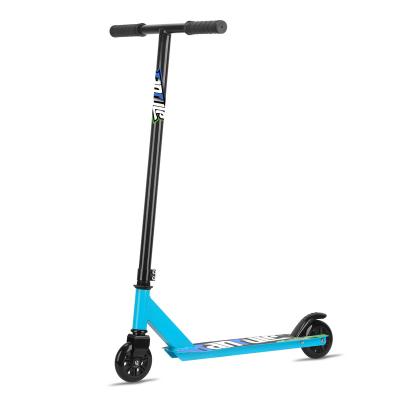 China 110mm Children's Patented Factory OEM Hotsale Two Footed Kick Scooter Stop Pro Scooter Trick Stunt Scooters for sale