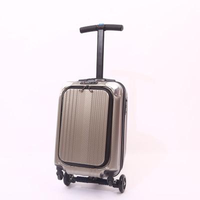 China Wholesale Patented OEM Factory Youth Kick Scooter Luggage Scooter Sport Suitcase Adult Scooter With Coded Lock for sale