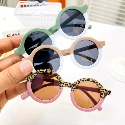 China Fashion Sunglasses Vintage Kids Sunglasses Child Sun Glasses Round Baby Children UV400 Sunglasses Girls Boys for sale