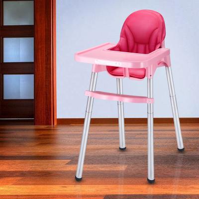 China Lovely Eco-friendly Kids Dining High Chair Folding Baby Feeding Chair Safety Baby Chair for sale