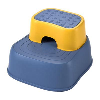 China New Eco-friendly Baby Double Step Stool Take Down Stool For Kids Child Anti-Slip Foot Stool for sale