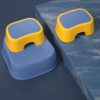 China Wholesale Eco-Friendly Steps 2 Small Stool Plastic Kids Foot Stool Bathroom Kids Stool for sale