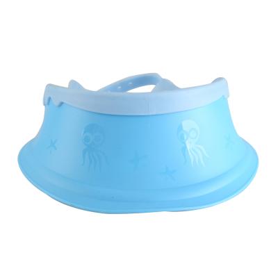 China Eco-friendly Shampoo Cap Silicone Series Baby Shower Bath Hat Waterproof Shower Cap for sale