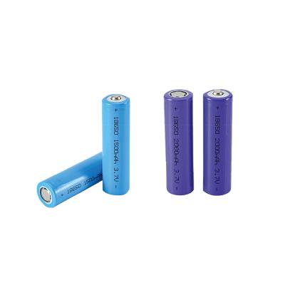 China Toys 18650 Lithium Ion Battery Rechargeable Storage 3.7V 1800mAh 2000mAh Cylinder Batteries Charging DIY Electronic Power Bank for sale