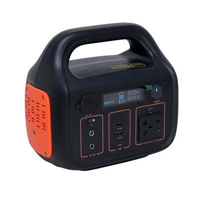 China EU USA Plug Type C 300W Mini Inverter Lithium Battery Backup Power Tool Camp Portable Power Station for sale