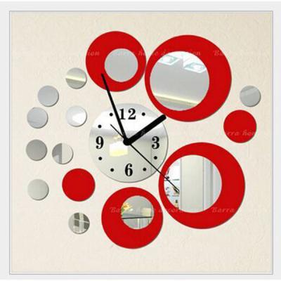 China Eco-friendly modern 3d clocks acrylic wall stickers home decoration decor wholesale for sale