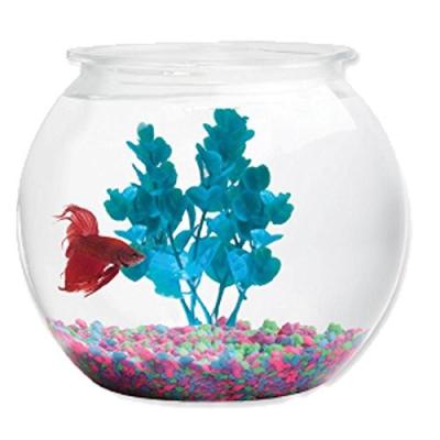 China New Style Goldfish Tank Viable Acrylic Clear Round Gallon Glass Drum Fish Bowl For Home Decor for sale