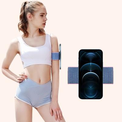 China New Arrived Detachable Adjustable Rotate Mobile Phone Armband Gym Sport Running Arm Pocket Phone Holder Armband for sale