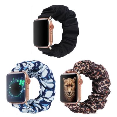 China Durable For Apple Watch Band 38/40 Adjustable Scrunchie Watch Bands 42/44mm For Apple Watch Series for sale