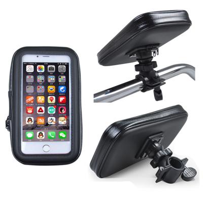 China 360 Degree Rotating Bike Accessories Phone Bag Phone Holder 2 In 1 Waterproof Phone Case Multifunctional Bicycle Bracket for sale