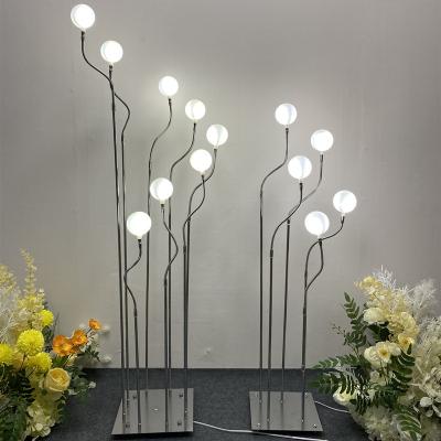 China Wedding bendable unique style many heads around bulb design wedding decoration road guide wedding props for sale