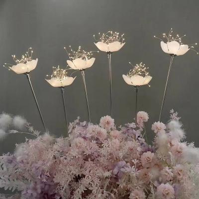 China Wedding Road Guide New Wedding Props 6 Heads Dandelion Fireworks Lights for Wedding Party Event Decoration for sale