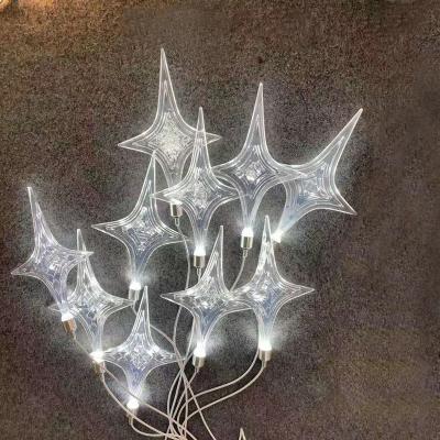 China European Diamond 10pcs/set Hanging String Wedding Led Lights Props For Event Lighting Wedding for sale