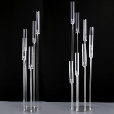 China Simple and modern wedding new candlestick road lead crystal acrylic crystal ornaments for sale