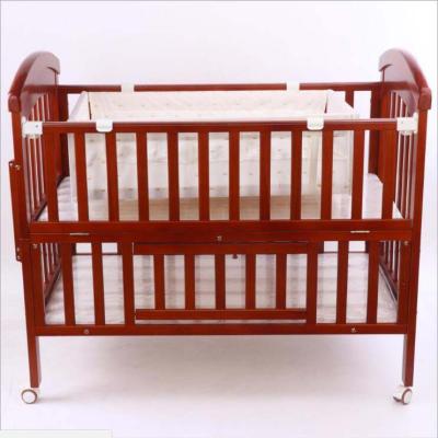 China 2020 Factory Price Modern Hot Sale High Quality Solidwood Toddler Baby Crib Bed Crib Hutch for sale