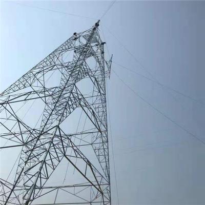 China Stahl-Pole Turm-elektrischer Freileitungsmast 132kv für elektrische Linie zu verkaufen