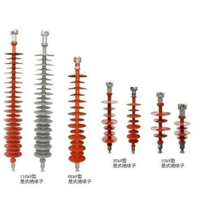 China Aislador compuesto 10kv - protección del poste de la tensión de la suspensión del aislamiento 110kv en venta