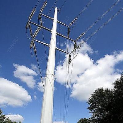 China Acero tubular poste 10-220KV de la torre tubular de acero eléctrica de la transmisión de poder en venta