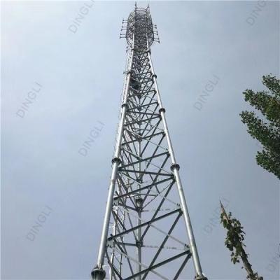 China Heißes Bad galvanisierte 3 oder 4 Bein-Röhrenstahlturm-Telekommunikations-Antennenmast zu verkaufen