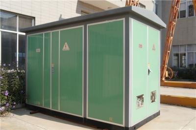 China El transformador combinado prefabricado al aire libre del quiosco 1000 KVA condensa encajonado en venta