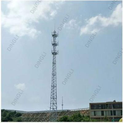 Cina La cellula triangolare di isolato della torre della grata di 3 gambe ha galvanizzato le Telecomunicazioni d'acciaio albera la torre in vendita