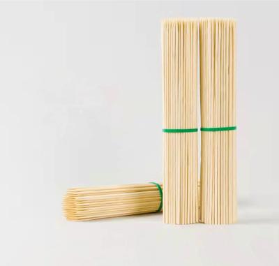 China High Quality Disposable Bamboo BBQ Maker Easily Cleaned Round Kebab Skewer Skewers Bamboo Skewer for BBQ for sale