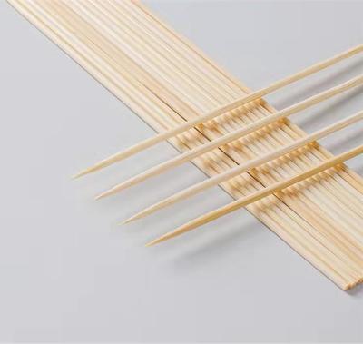 China Wholesale BBQ natural bamboo skewer stick kite easily cleaned bamboo stick skewers bamboo for sale