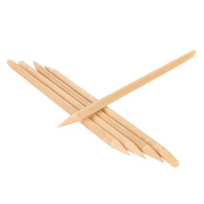 China Orange Wood Nail Art Finger Nail Cuticle Cleaner Sticks Cuticle Remover Bamboo Nail Pedicure Manicure Remover Eco-Friendly and Non-Toxic Care for sale