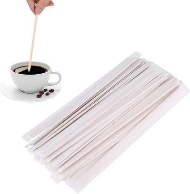 China Sustainable Coffee Stir Board Wooden Coffee Stick Bamboo Coffee Stirrer for sale