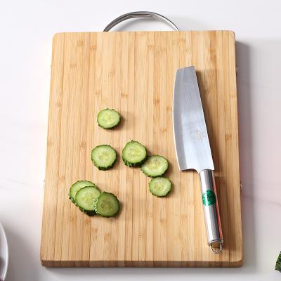 China Viable Rectangle Bamboo Kitchen Cutting Board Chopper for sale