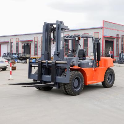 China Diesel Forklift with Chinese Engine 10ton CPCD100 3m 3.5m 4m 4.5m 5m 5.5m 6m Mast Tcm/Linde/Yale/Toyota/Crown/Hyster/Ep/Heli/Hangcha for sale