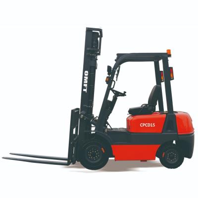 China 1.5 Ton Diesel Forklift Truck Material Handling Equipment with Ce ISO SGS Standard for sale