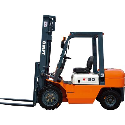 China Forklift Truck 3 Ton 4-Wheel Diesel Material Handling Equipment 1070mm Standard Ce ISO SGS for sale