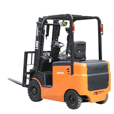 Cina Curtis/Zapi/Sme Control 2t 2000kg Battery Forklift con 3m-6m Full Free Mast Ce ISO SGS in vendita