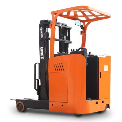 China 2t elektrische range stacker truck met lithiumbatterie en Curtis Sme Zapi controller Te koop