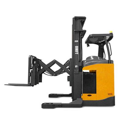 China 100/30/1070mm Forklift Warehouse Station-Driven Stacker Scissor Lift Truck for Warehouse for sale