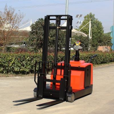 China Elektro-Stacker mit 1,5 t-Gleichgewichtszähler mit hoher Geschwindigkeit von 12 km/h und Fork Tilt zu verkaufen