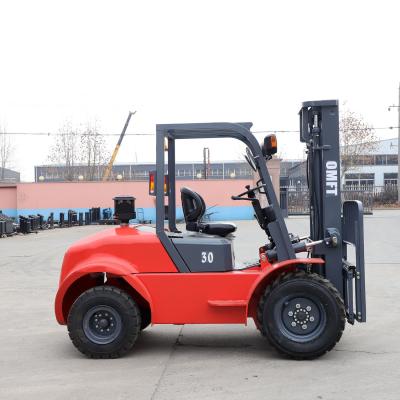 China 2t 2,5t 3t 3,5t 4t 5t Schwerbahnforklift mit 1220mm Gabel und Pneumatikreifen zu verkaufen