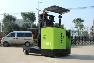 China Elektro-Forklift mit Schmalgang-Forklift mit vier Richtungen Doppel-/Einfachgabeln zu verkaufen