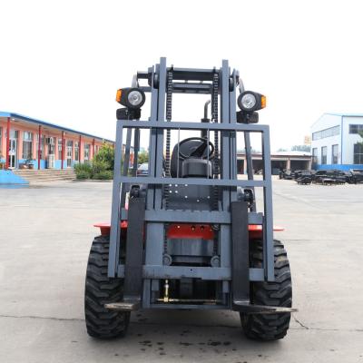 China CPCD25y 2.5t 2.5ton Rough Terrain Diesel Camión elevador con motor Mitsubishi en venta