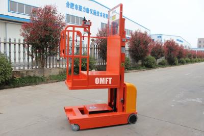 China 4km/H Travel Speed Electric Order Picker for Warehouse Picking up Free Battery Charger for sale