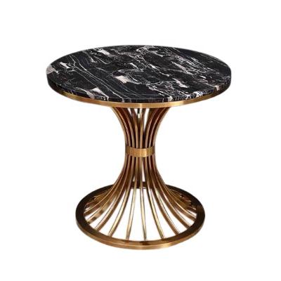 China Modern Commercial Furniture Round Marble Tables Cafe Used Restaurant Tables For Sale for sale