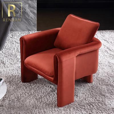 China Nordic luxury modern leisure reclining chair set design for living room furniture lazy lounge chair for sale