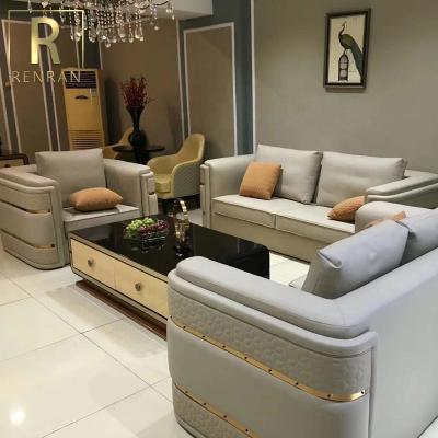 China Latest Design Chesterfield Sofa Style Modern Living Room Sofa Couch Modern Leather Furniture Sofa Set for sale