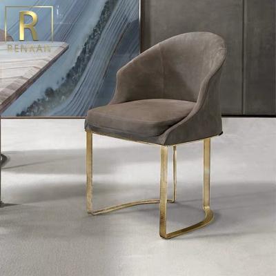 China Modern New Product Elegant Luxury Nordic French Style Dining Chair Modern Leather Dining Chairs for sale